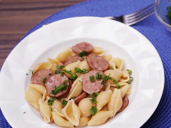 [FOTO] Macarrão com Bacon na Panela de Pressão Elétrica